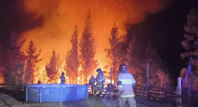 Incendios forestales alcaldesa de Santa Juana pidió estado de