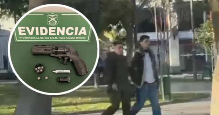 Detienen a joven de 18 años sorprendido con arma en Plaza de Armas de ...