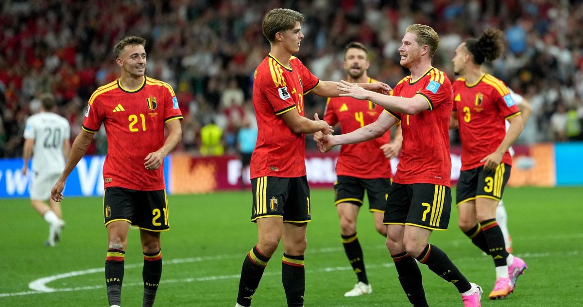 Bélgica despeja dudas con una goleada a Nueva Zelanda y avanza a 16avos como líder del Grupo G